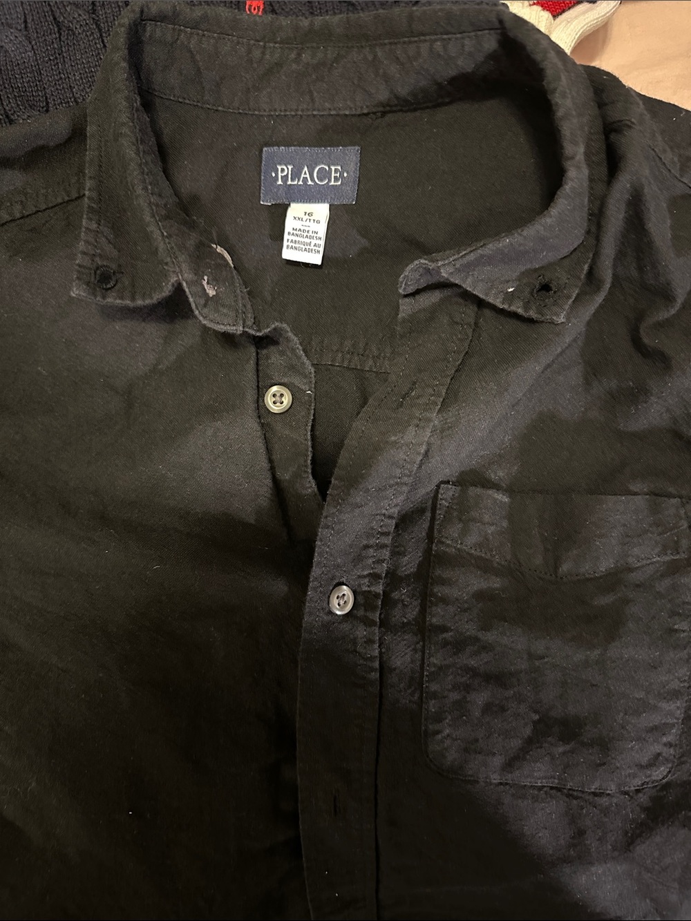 Children’s Place black cotton dress shirt